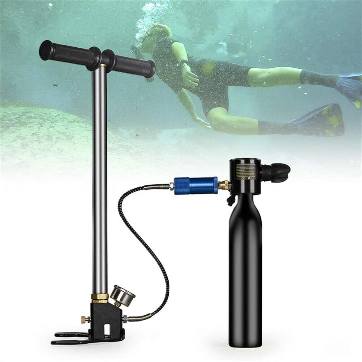 0.5L Oxygen Cylinder Tank Diving Equipment R59394