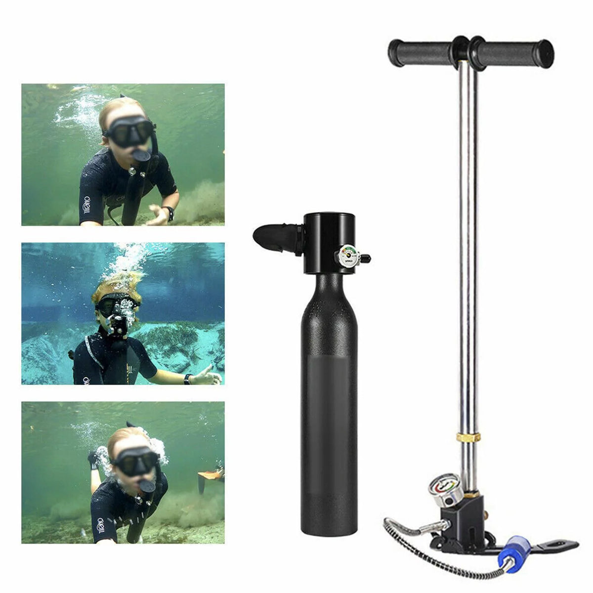 0.5L Oxygen Cylinder Tank Diving Equipment R59394