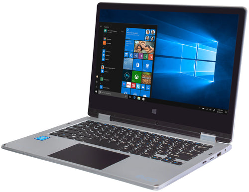 11.6" Convertible Touchscreen Laptop, 32GB Storage, 4GB Memory, Silver B386