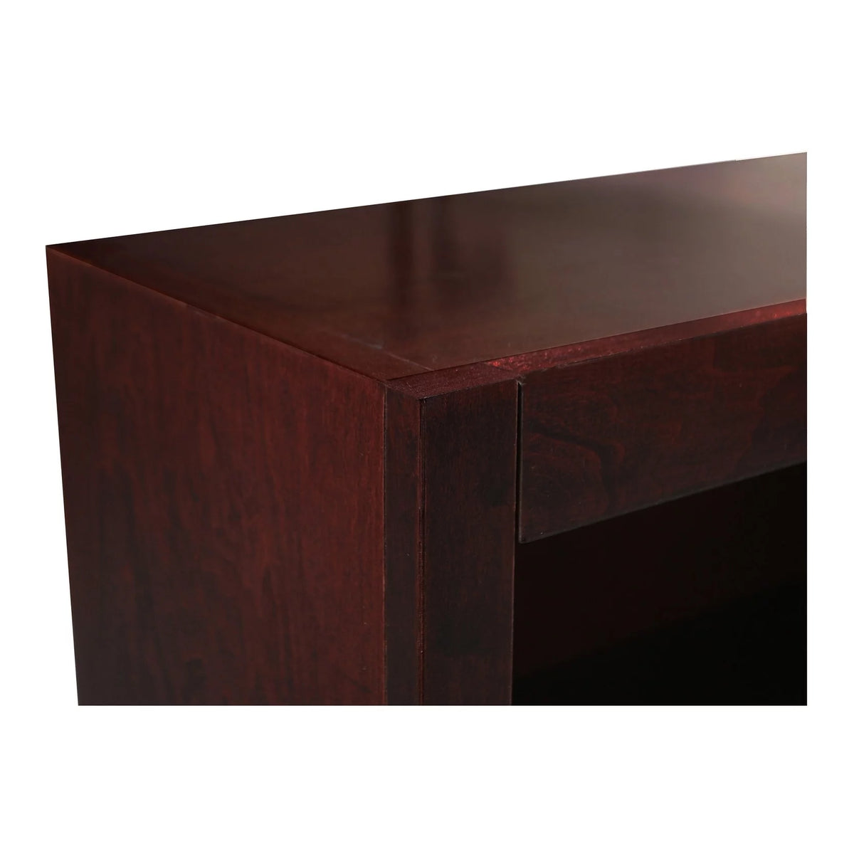 10 Shelf Espresso Wood Bookcase J5959