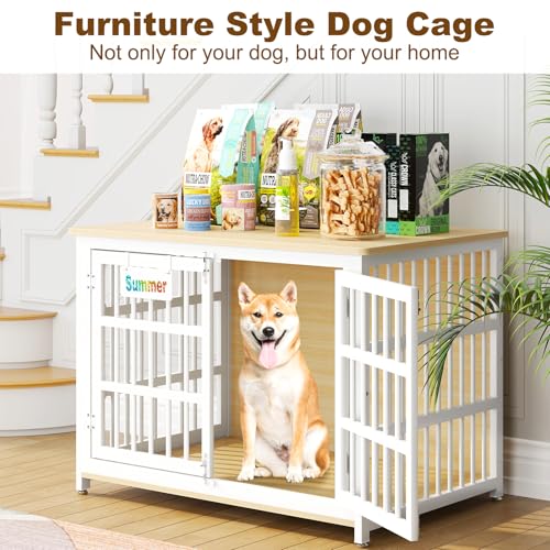 48"/42"/33" Dog Crate Furniture with Name Tag L18152