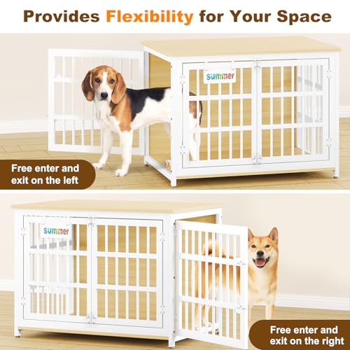 48"/42"/33" Dog Crate Furniture with Name Tag L18152