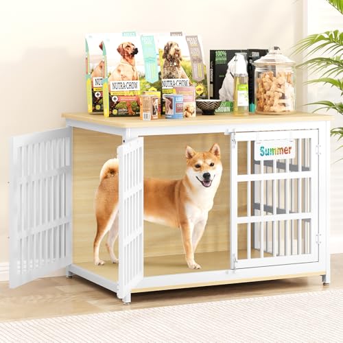 48"/42"/33" Dog Crate Furniture with Name Tag L18152