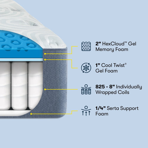 11" Hybrid Medium Mattress U958